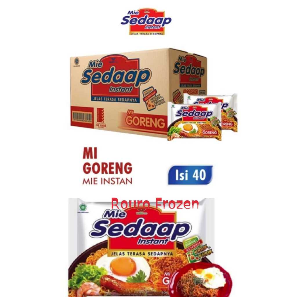 

Mie Sedaap Goreng 90 gr 1 Dus Isi 40 pcs FREE BUBBLE WRAP