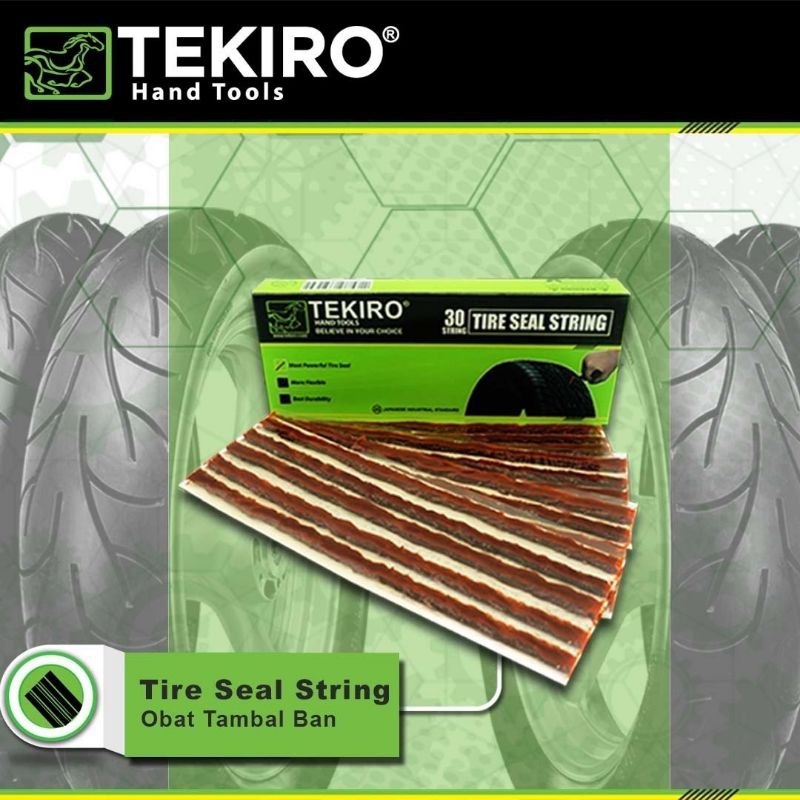 Tekiro Karet Tubles ban / Cacing Tubles ban / Refil Ban Tubles / Isi ban Tubles motor/mobil