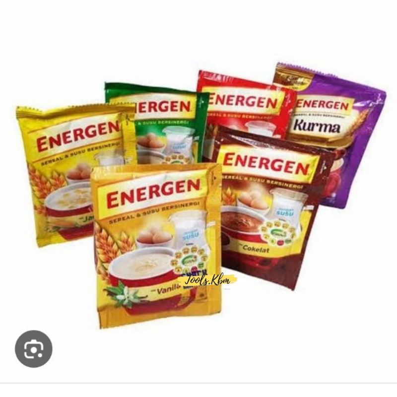 

Energen Sereal dan Susu / Minuman Energen Sereal 30 gram isi 10 pcs/ Vanilla Coklat