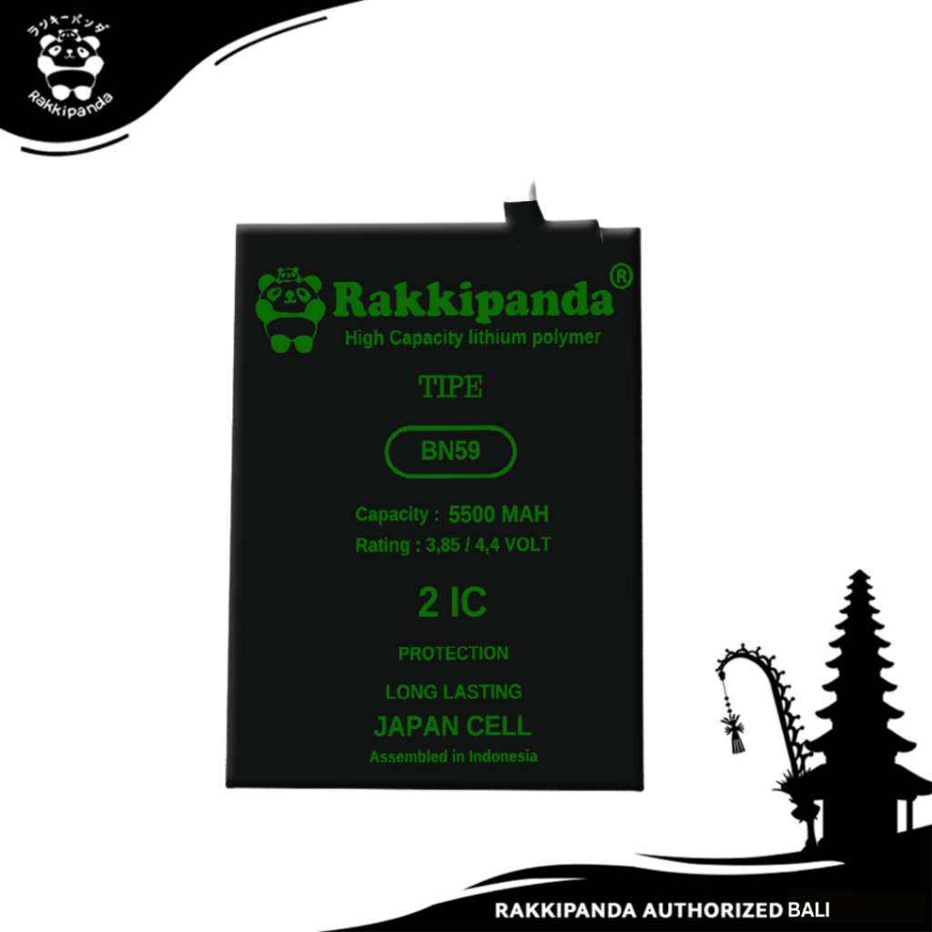 Baterai Rakkipanda BN59 Redmi Note 10 4G / Redmi Note 10s / Poco M5s