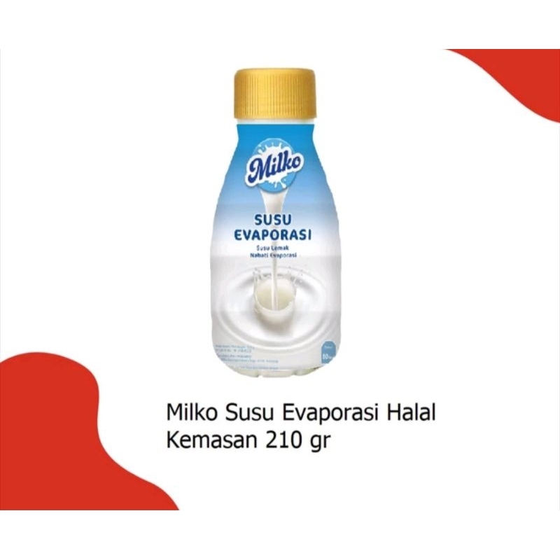 

milko susu evaporasi 210gr