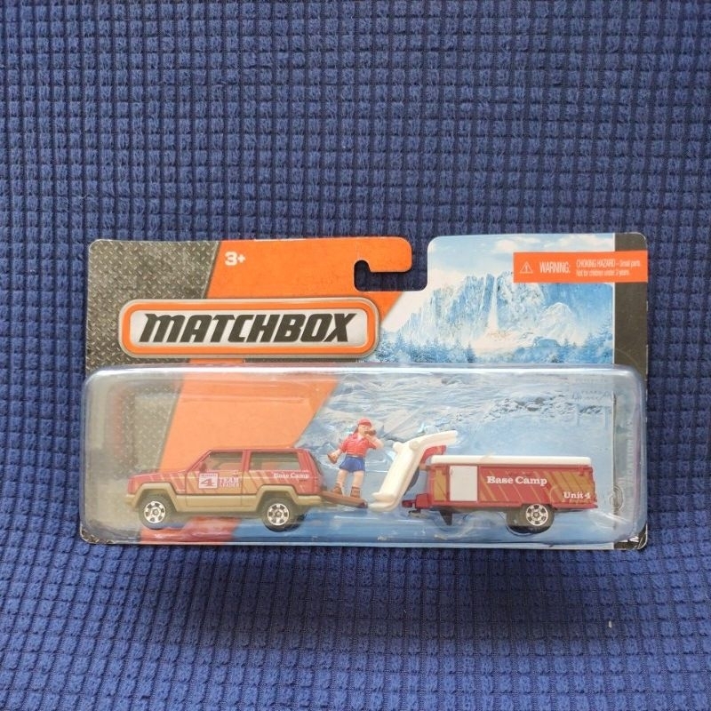 Matchbox Hitch n Haul Jeep Cherokee Box Ada minus