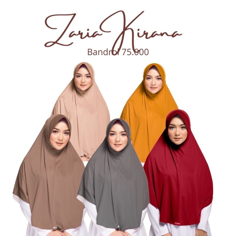 BERGO ELZATTA ZARIA KIRANA - BERGO JUMBO KERUDUNG UKURAN BESAR ELZATTA