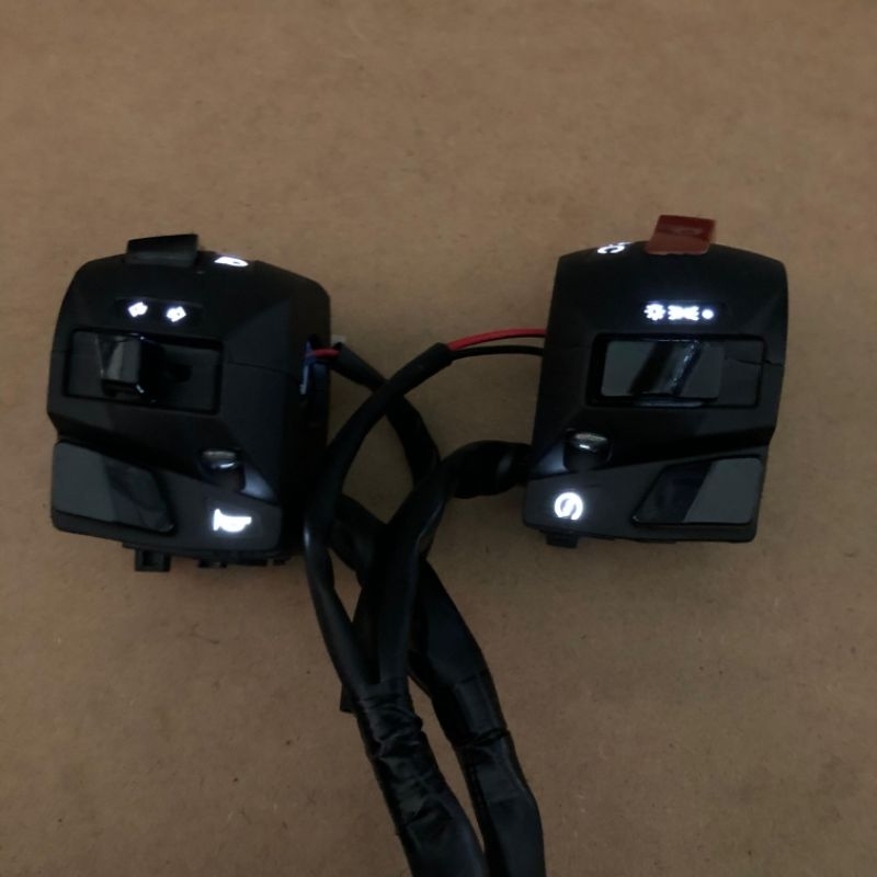 HOLDER SET SAKLAR KANAN KIRI PULSAR PNP KE NEW CB 150 R LED, SONIC 150 R LED, NEW VARIO 125 150, SCO