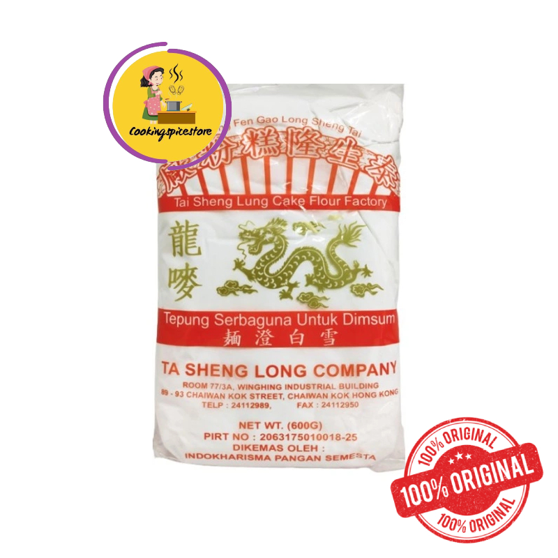 

PROMO TSL Tepung Tang Mien Hongkong Tai Sang Long Loong Tai Sheng Lung Ta Sheng Long Wheat Starch Gandum Dim Sum Dimsum Flour Naga