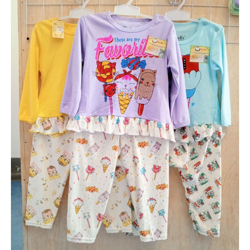 piyama LEEVA GIRLS.em1