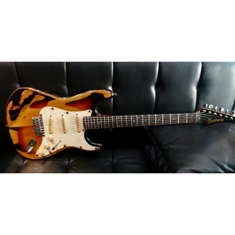 gitar elektrik samick Original vintage (siap pakai) second