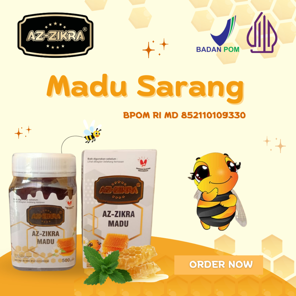 

MADU SARANG AZZIKRA 500GR ORIGINAL 100% KEMASAN PREMIUM