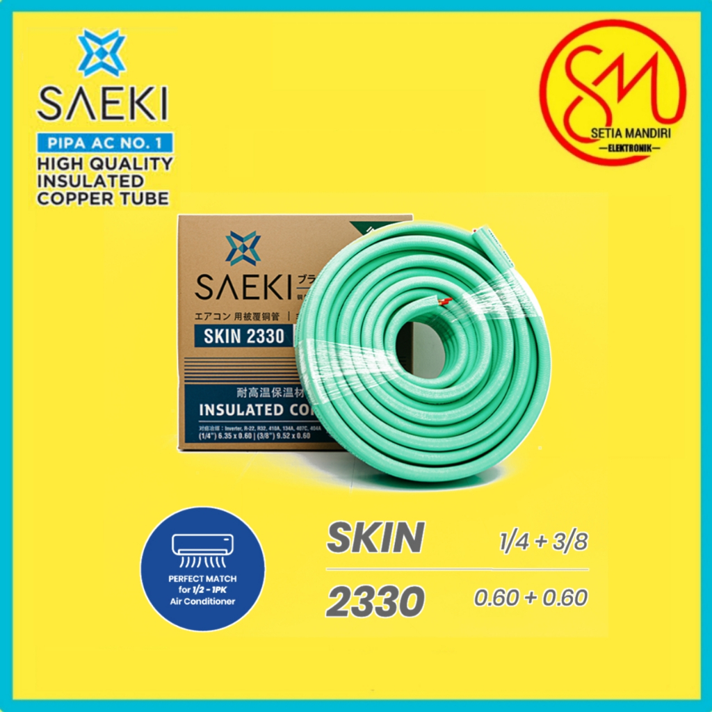 Pipa Ac Pipa Ac Saeki 1/4 x 3/8 Pipa Ac 1/2 PK - 1 PK 1 Roll