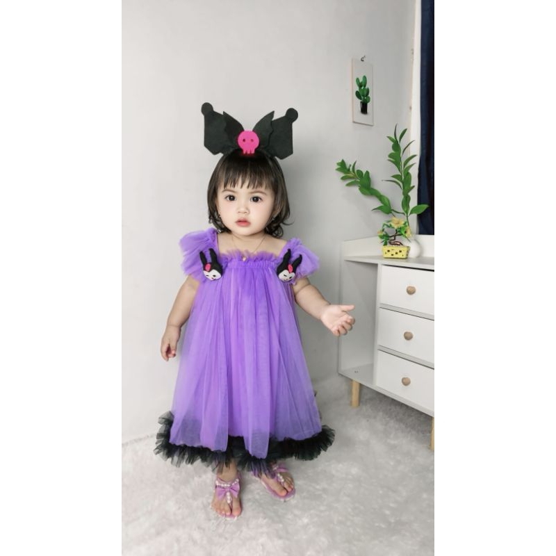 [Ready Stock] Dress pesta Tutu Petit Anak dan Bayi My Melodi Kuromi