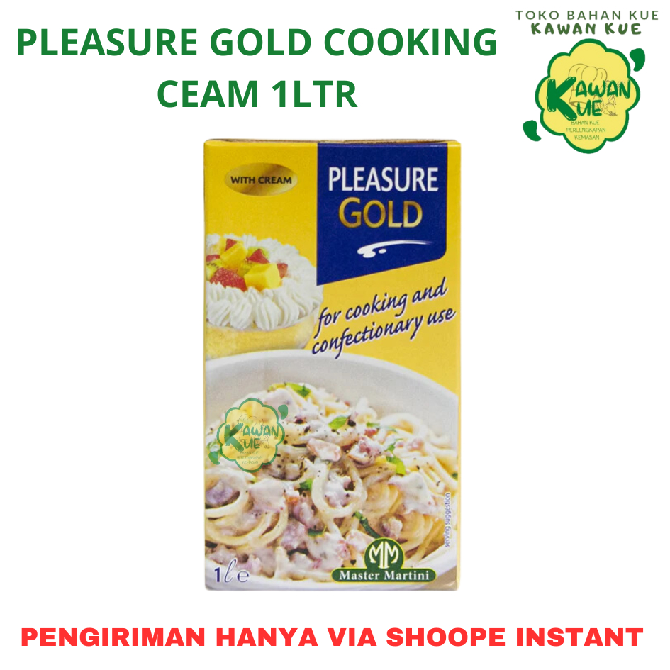 

PLEASURE GOLD COOKING CREAM 1 LTR / KRIM MASAK / MASTER COOKING