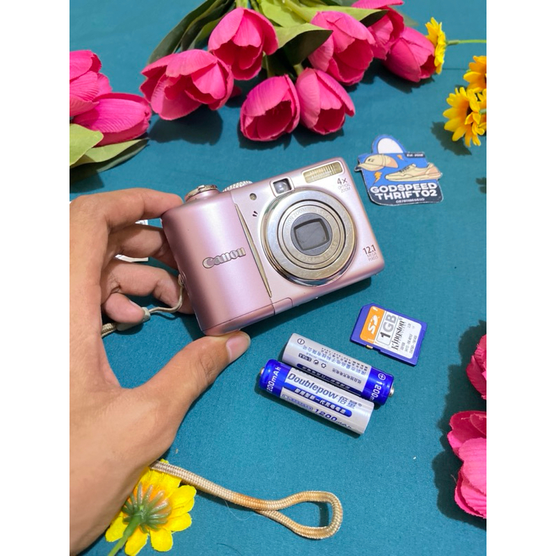 Camera Digital Canon PowerShot A1100 IS Pink series 12.1 MegaPixels