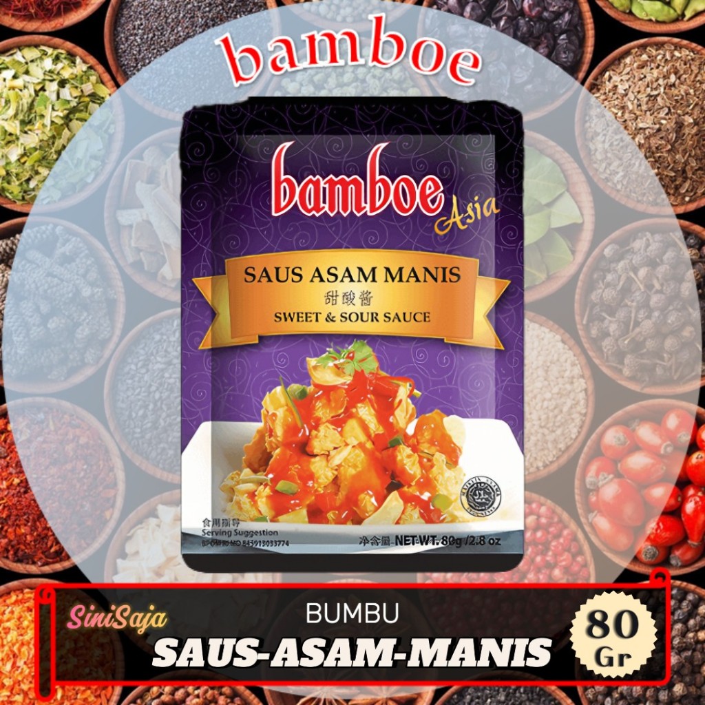 

Saus Asam manis - Bamboe - Bumbu masak instant