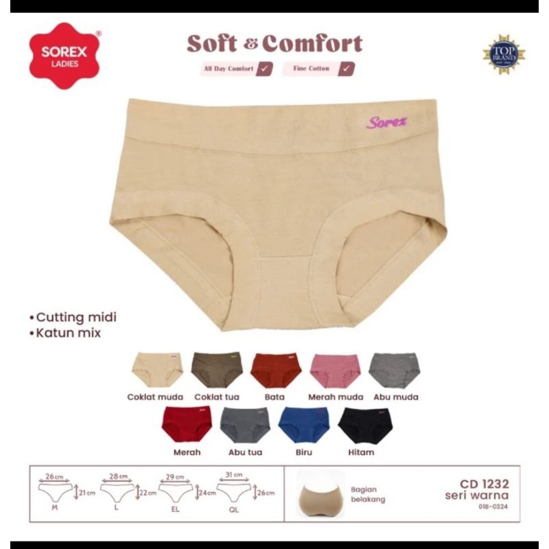 Celana dalam sorex 1232