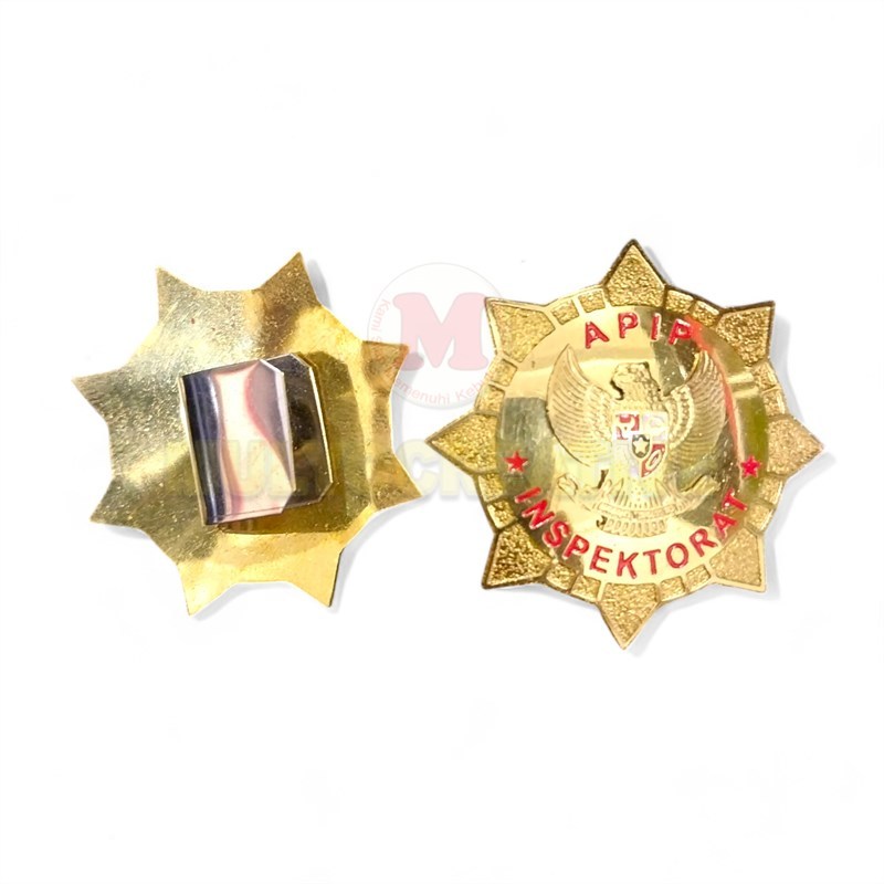 Emblem Pin APIP Inspektorat - Pin Lencana APIP Inspektorat