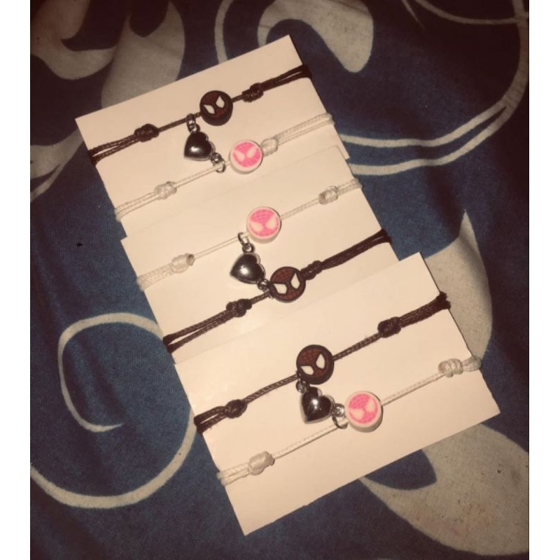 COD - GELANG COUPLE SEPASANG SPIDERMAN & GWEN GELANG COUPLE VIRAL DI TIKTOK GELANG TERLARIS
