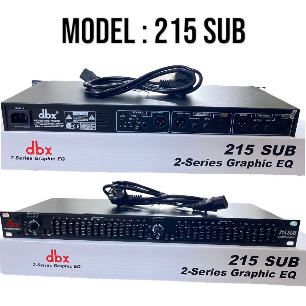 Equalizer DBX 215SUB / 215 SUB Plus Sub