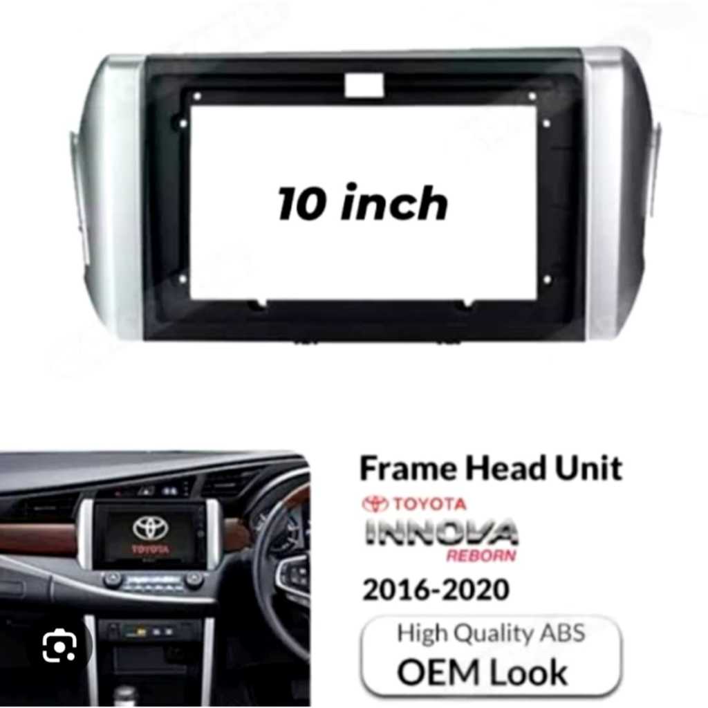 (AK) FRAME TV MOBIL INNOVA 2016 INNOVA REBORN 10INCH