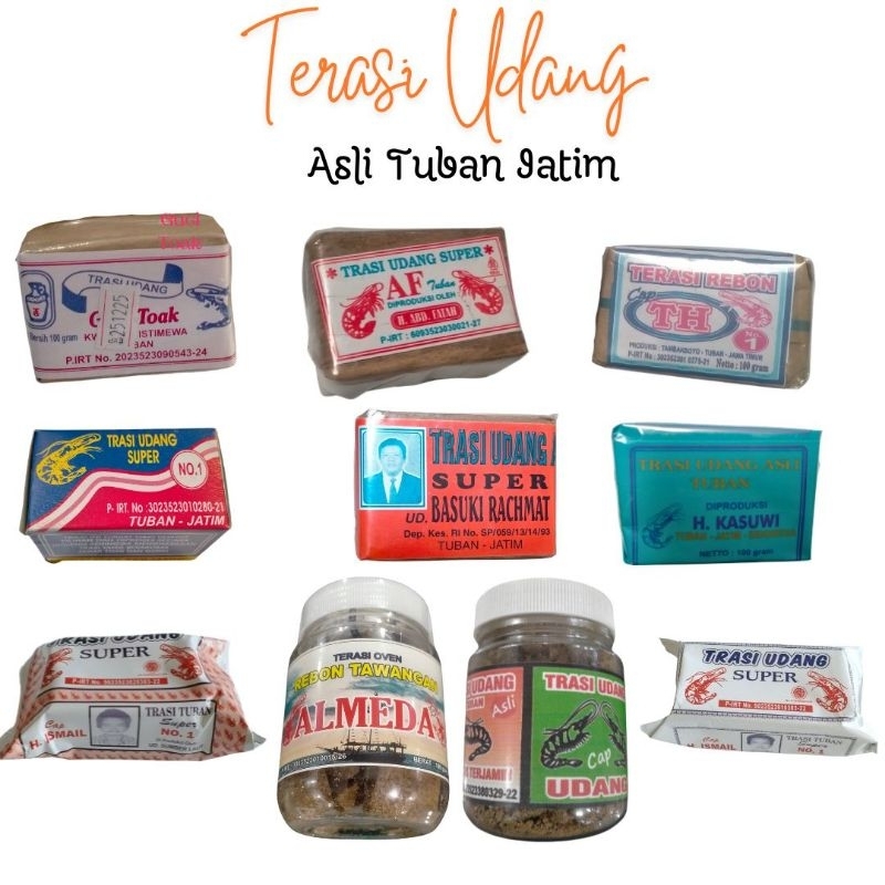 

Terasi Udang dan Rebon Asli Tuban Super Enak