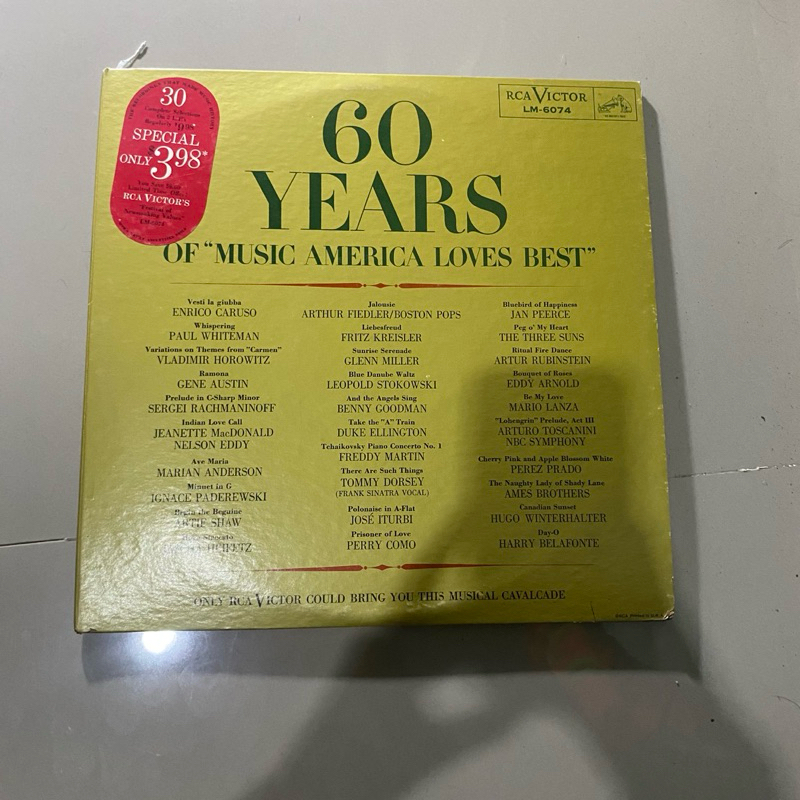 vinyl bekas 60 years of music america loves best