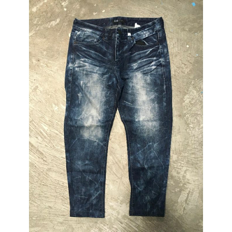 Celana Jeans 7/8 FRJ Ripped Fading