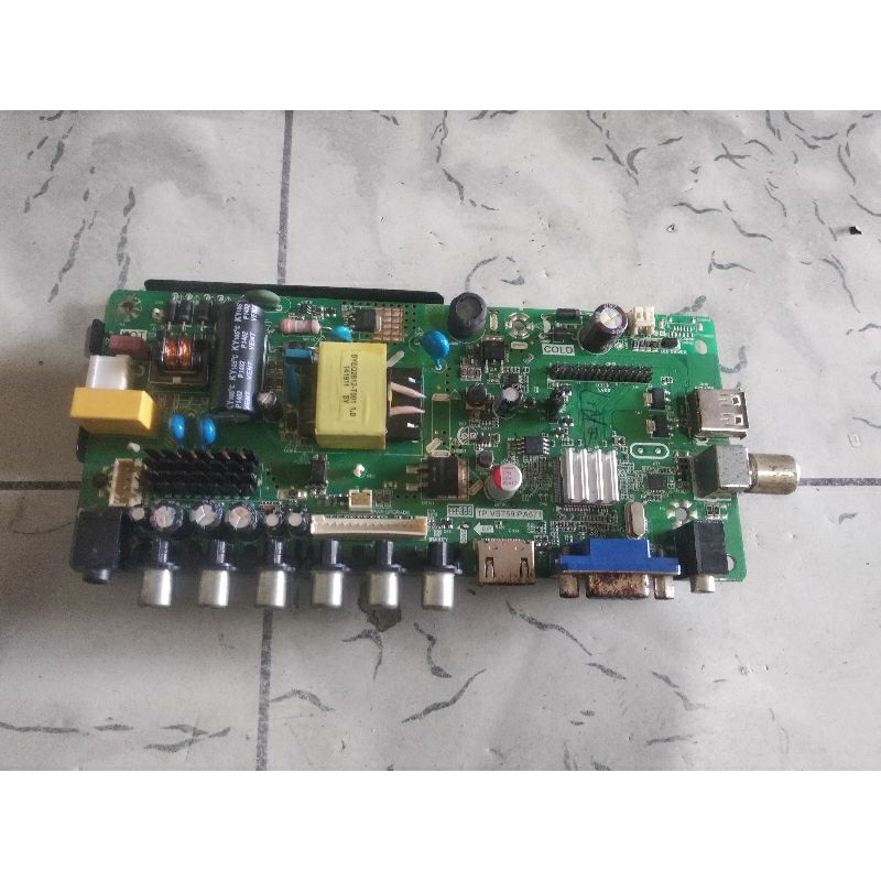 Mainboard tv led24AS811 psu mesin tv led konka 24AS811