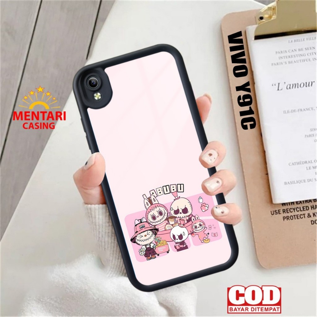 Casing Vivo Y91C Labubu New Terbaru Case Vivo Y91C Terlaris Hardcase Softcase Glossy Termurah