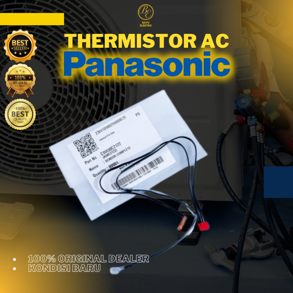 Sensor Thermistor Termistor Ac Panasonic R22 R32 R410 Original