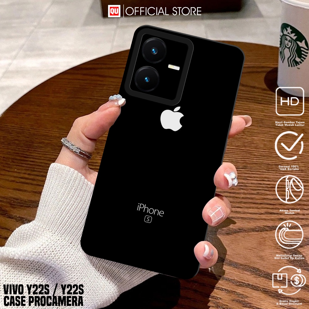 Case Vivo Y22/Vivo Y22S - Casing Vivo Y22/Vivo Y22S Motif BRAND - Softcase Hp Vivo Y22/Y22S - Siliko