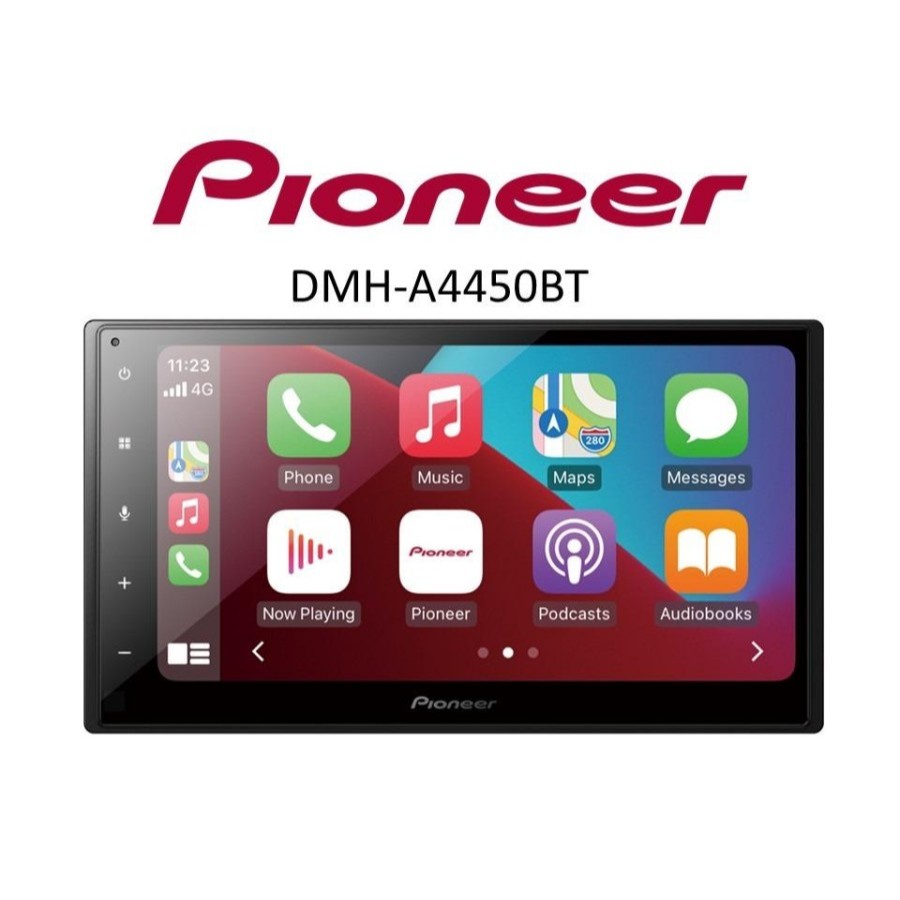 Pioneer DMH-A4450BT Head Unit 7" inch Double Din Tape Mobil