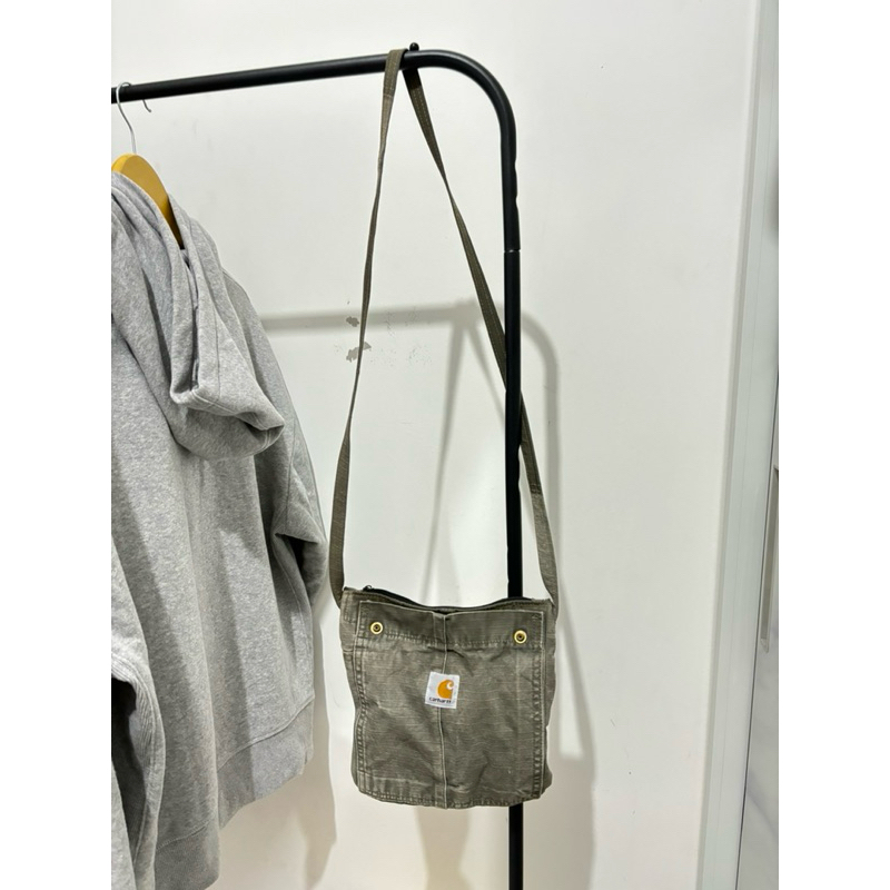 Carhatt Reworked Sling Bag Olive Green Color