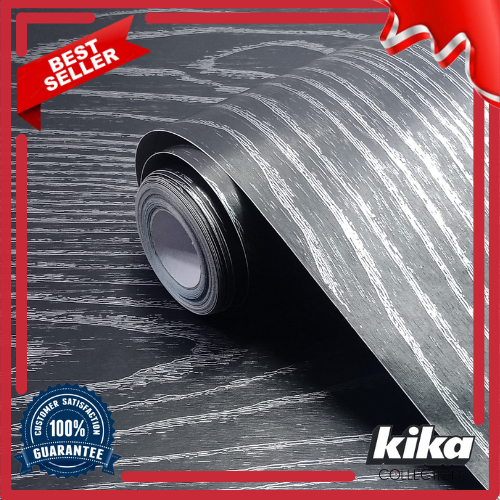 Wallpaper Dinding Motif Kayu Jati Hitam 45cm x 5m Wallpaper Sticker Dinding Motif Kayu Jati Hitam