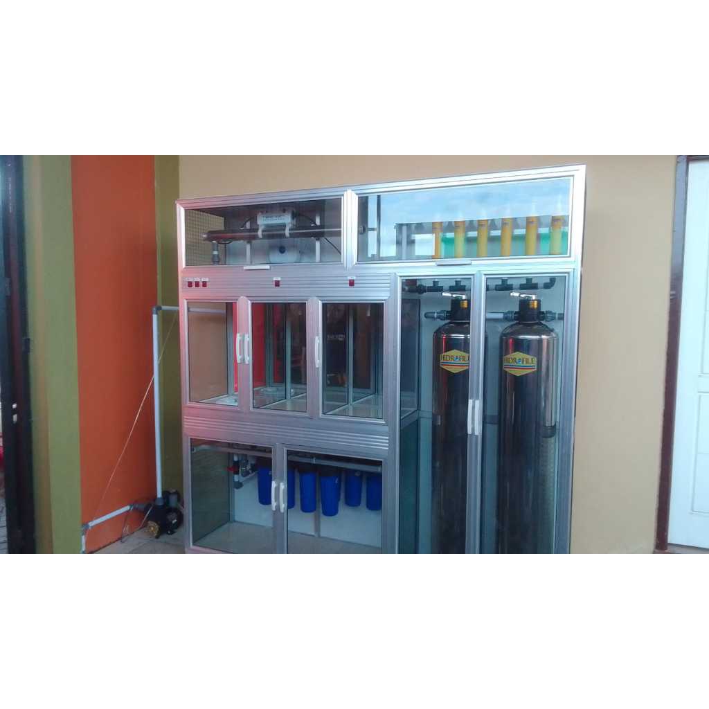 mesin air minum isi ulang bio energy 3  pintu