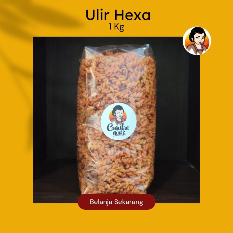 

MAKARONI ULIR PEDAS 1KG/ CAMILAN MAK'E/ ULIR HEXA PEDAS/ JAJANAN PEDAS/ CEMILAN PEDAS/ SNACK KEMASAN