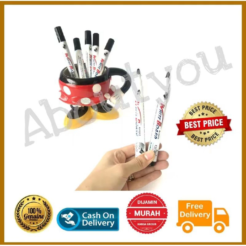 

Buy 1 get 1 Spidol Papan Tulis White board marker hitam BISA DIHAPUS murah