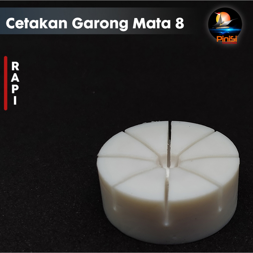 Cetakan Kail Pancing Garong Mata 8 Ikan Baronang, Ikan Belanak, Ikan Nila