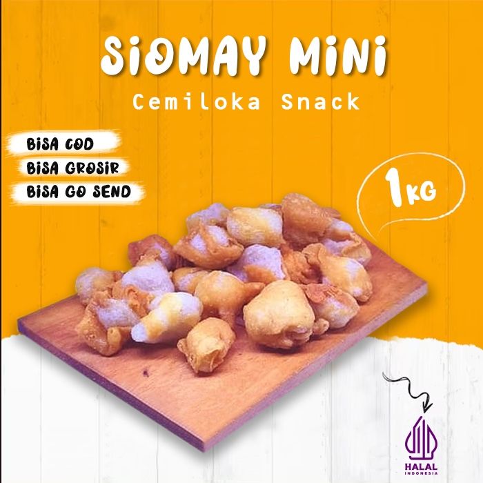 

BISA COD - Cuanki Somay Mini 1kg Siomay Kering Mini - Siomay Kerikil - Gurilem - Batagor - Cuanki - Toping Seblak - Baso Aci - Bakso - Mie Instan - Cuanki - Baso Cuanki - Kerupuk Seblak