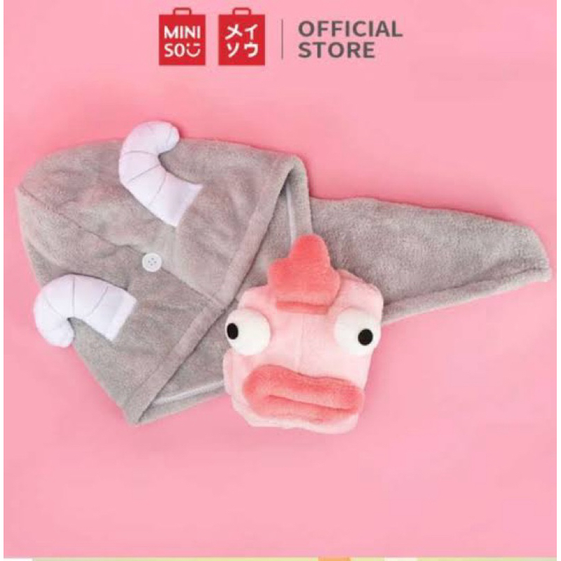 Miniso Hair Drying Towel Sheep / Miniso Handuk rambu kepala handuk keramas