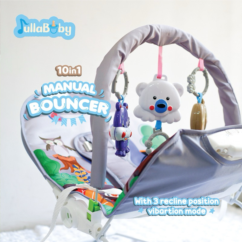 Baby Bouncer Goyang Manual | Bouncer Kursi Goyang Bayi Bergetar | Baby Bouncer Rocker Infant Seat | 