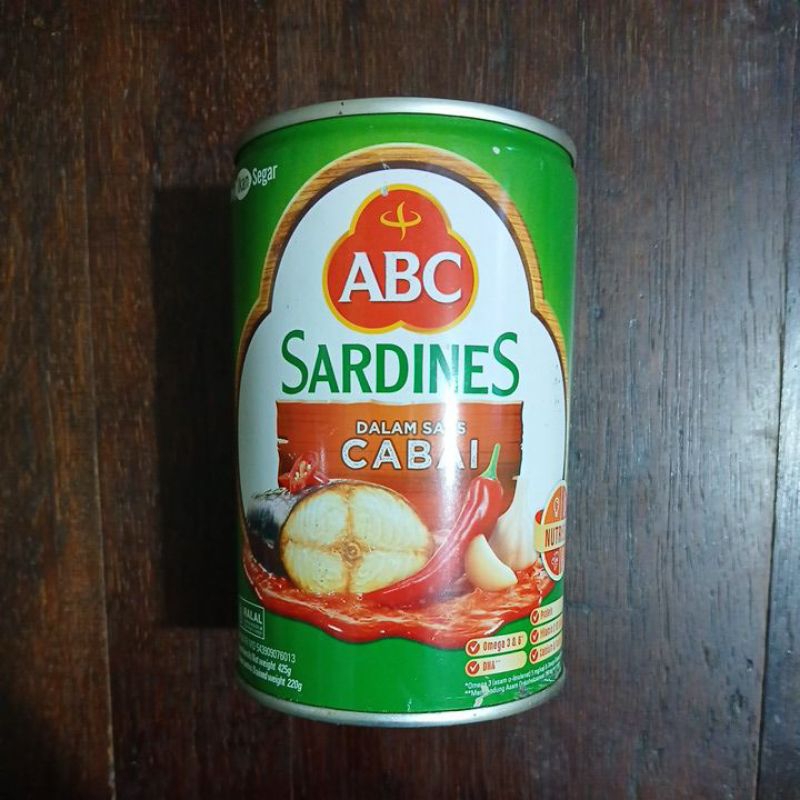 

sarden abc saus cabai ukuran 425