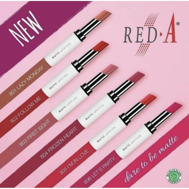 RED A MATTE LIPSTIK