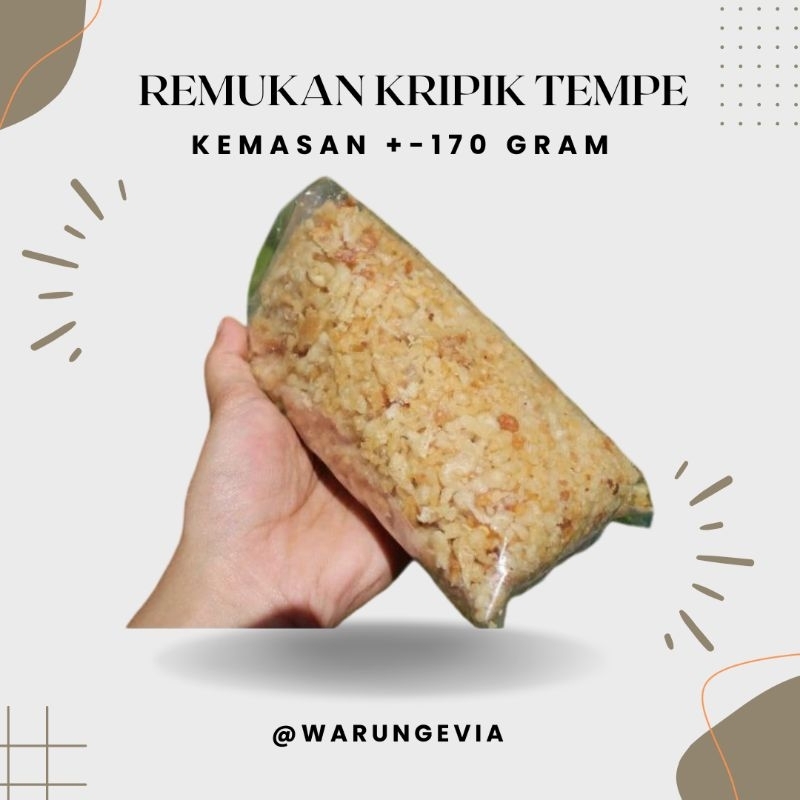 

REMUKAN KRIPIK TEMPE GURIH MANTAP
