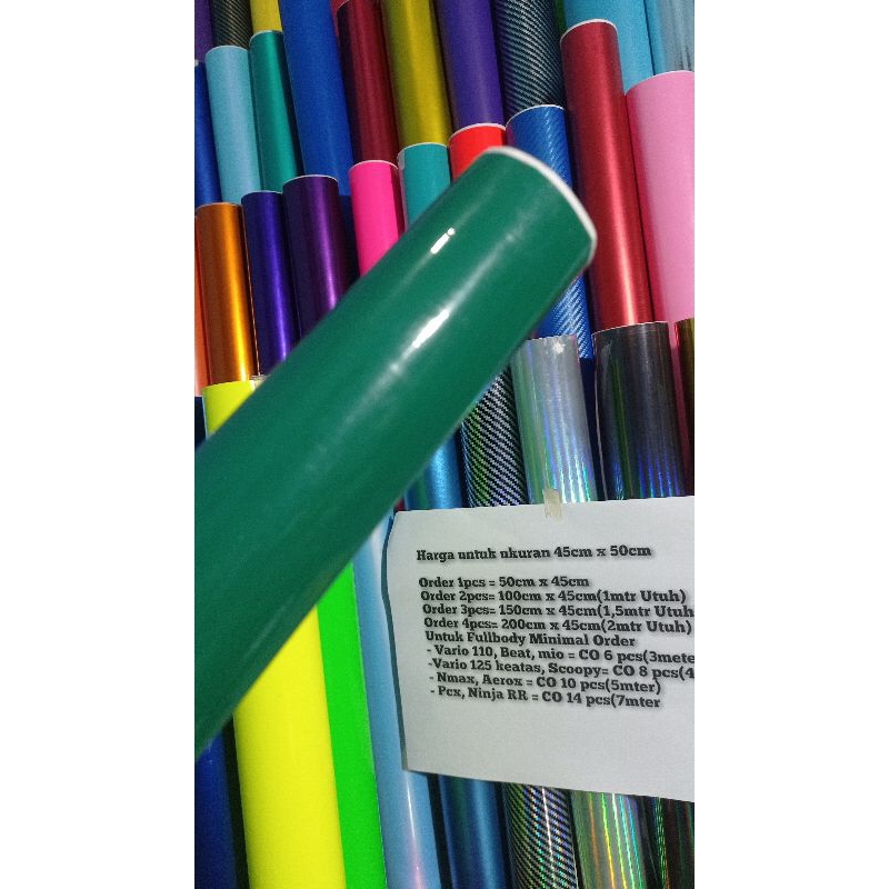 skotlet SCOTLITE motor hijau botol glossy