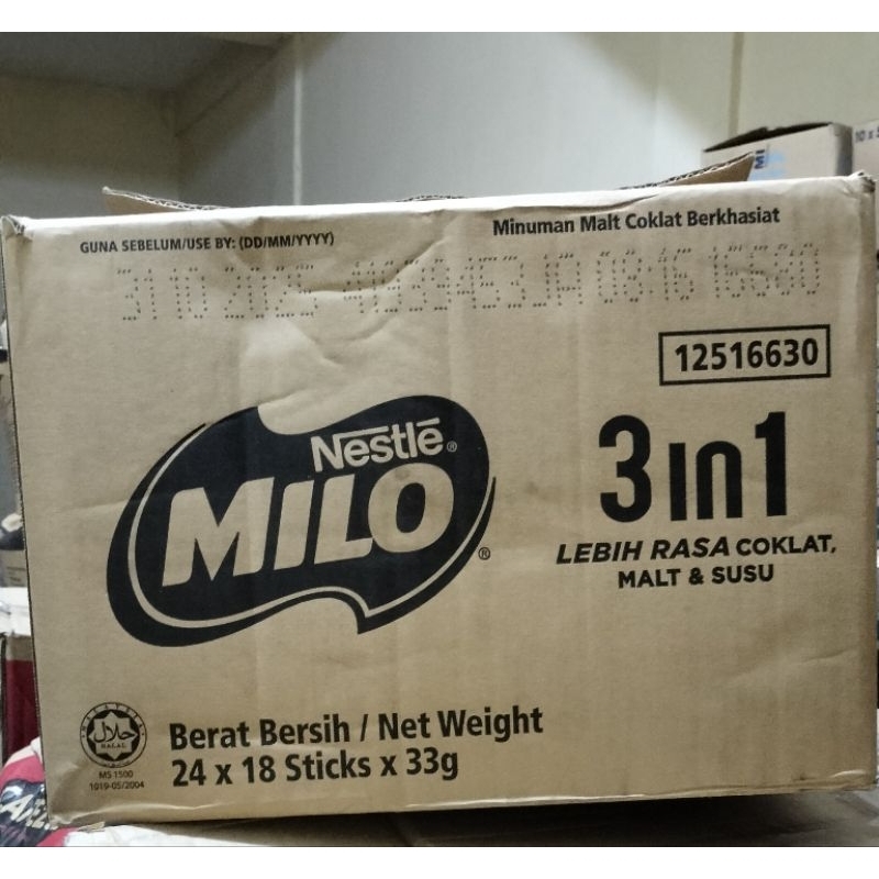 

Milo 3in1 18stik