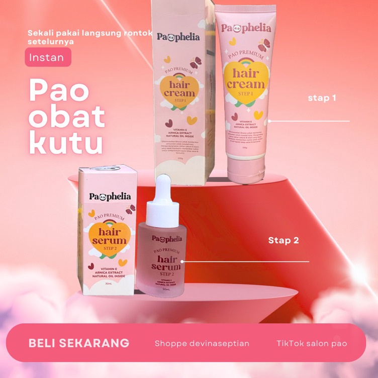 Produk Original Pao obat kutu free sisir wadah  BPOM BISA COD OBATKUTUINSTAN