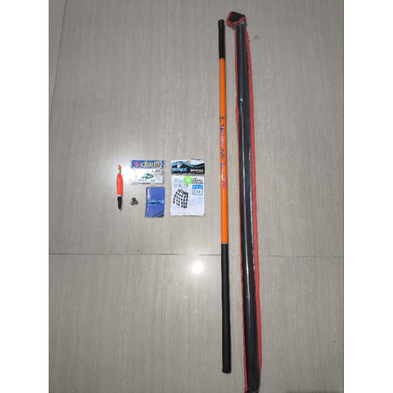 Set Joran Tegek 2.7 Meter Siap Pakai – Paket Pancing Ikan Nila, Mujair & Ikan Kecil Lainnya