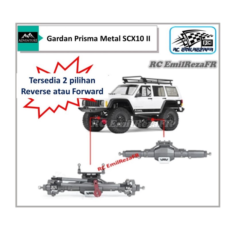 Gardan Prisma Full Metal Axial SCX10 II for RC Car Adventure RGT FS