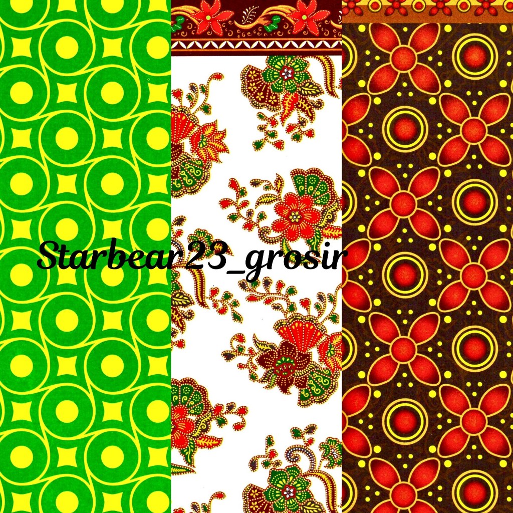 

Kertas kado Doff Mix Batik Pattern Sansanwawa