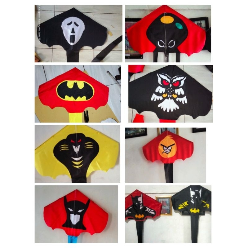 layangan kain layang pantai lipat murah