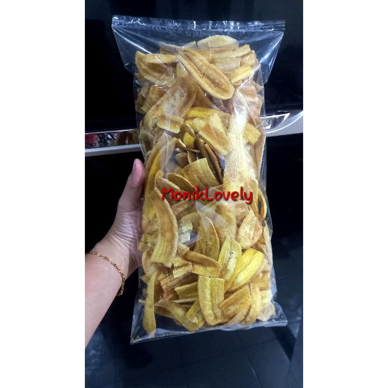 

Kripik Pisang Kapas Asin Empuk 250gr 500gr